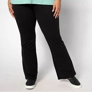 Quacker Factory DreamJeannes Regular Fully Functional Baby Boot Jeans-Black-Reg